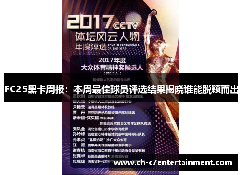 FC25黑卡周报:本周最佳球员评选结果揭晓谁能脱颖而出 FC25黑卡周报:本周最佳球员评选结果揭晓谁能脱颖而出