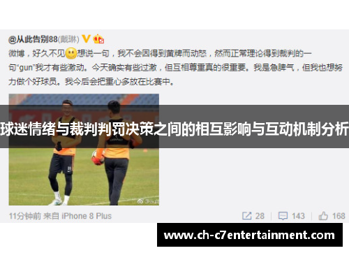 球迷情绪与裁判判罚决策之间的相互影响与互动机制分析 球迷情绪与裁判判罚决策之间的相互影响与互动机制分析